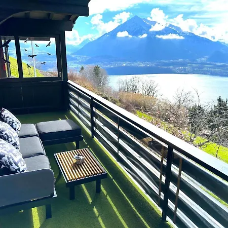 Thun Alps Scenic Views And Concierge By Swisshut 샬레 지그리스빌